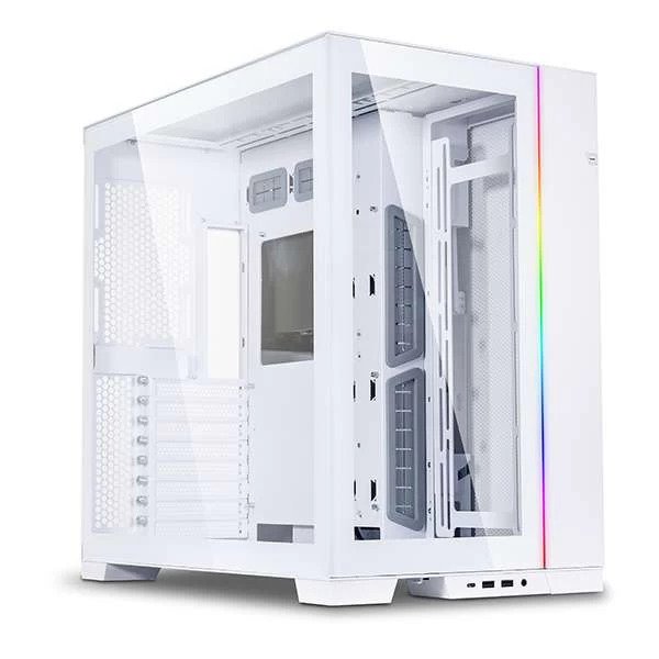 Lian Li O11 Dynamic Evo Argb E-Atx Mid Tower Cabinet With Tempered Glass Side Panel (White) (G99-011DEW-IN)