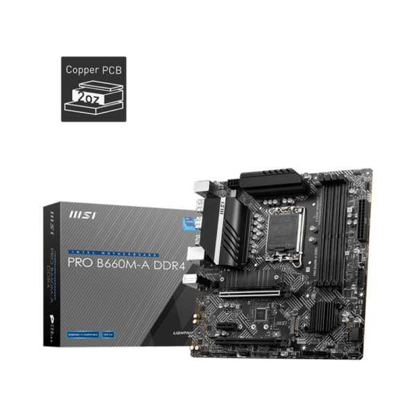 Msi Pro B660M-A Intel Lga 1700 Matx Motherboard (PRO B660M-A DDR4)
