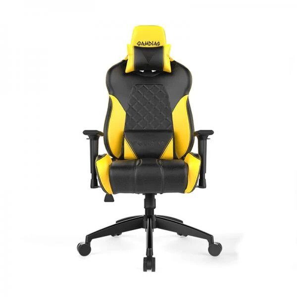 Gamdias Achilles E1 L Rgb Gaming Chair (Black-Yellow) (Achilles-E1-L-By)