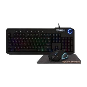 GAMDIAS ARES P2 GAMING KEYBOARD, MOUSE AND MOUSE PAD COMBO (ARES-P2-RGB)