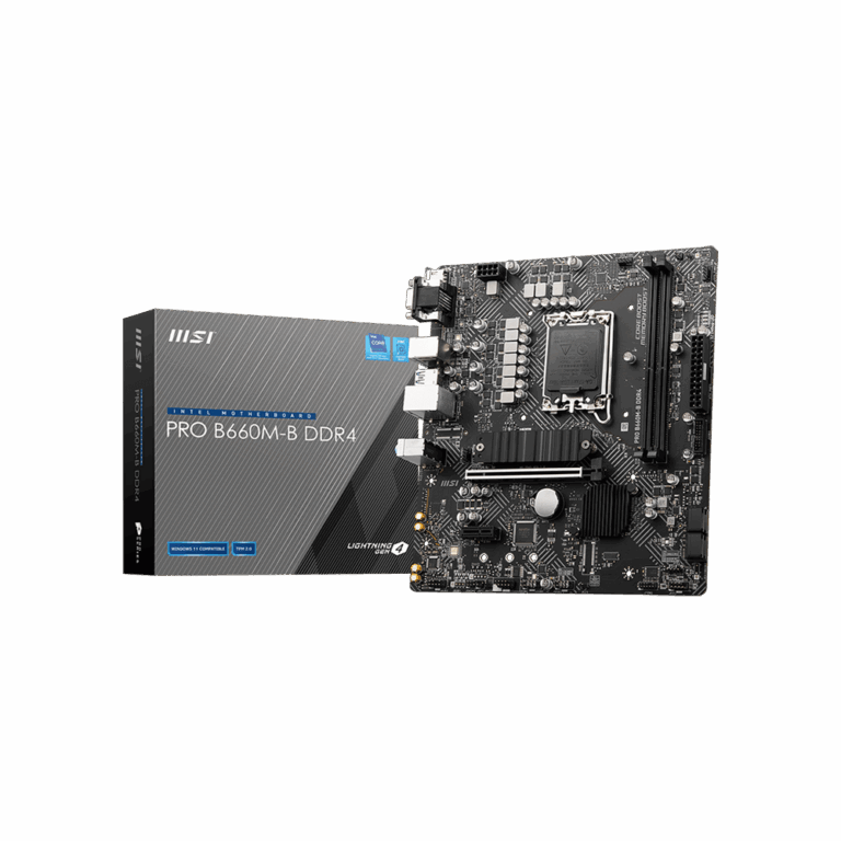 MSI PRO B660M-B DDR4 LGA1700 MATX MOTHERBOARD (PRO B660M-B DDR4)