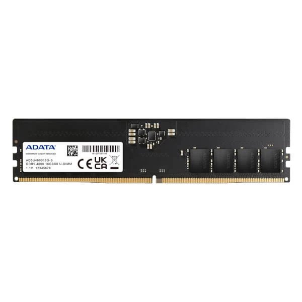 ADATA 8GB (8GBx1) DDR5 4800MHz DESKTOP RAM (AD5U48008G-S)