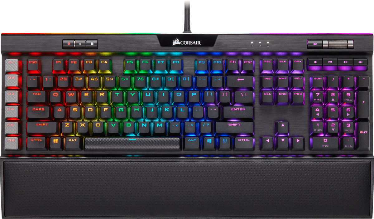 CORSAIR K95 RGB PLATINUM XT MECHANICAL GAMING KEYBOARD CHERRY MX SPEED (CH-9127414-NA)