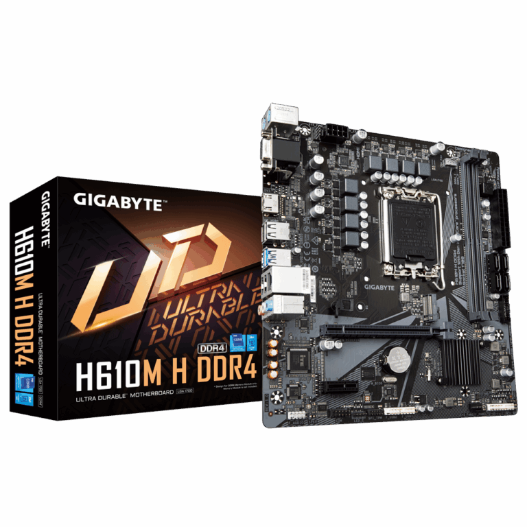 GIGABYTE H610M-H DDR4 LGA1700 MICRO ATX MOTHERBOARD