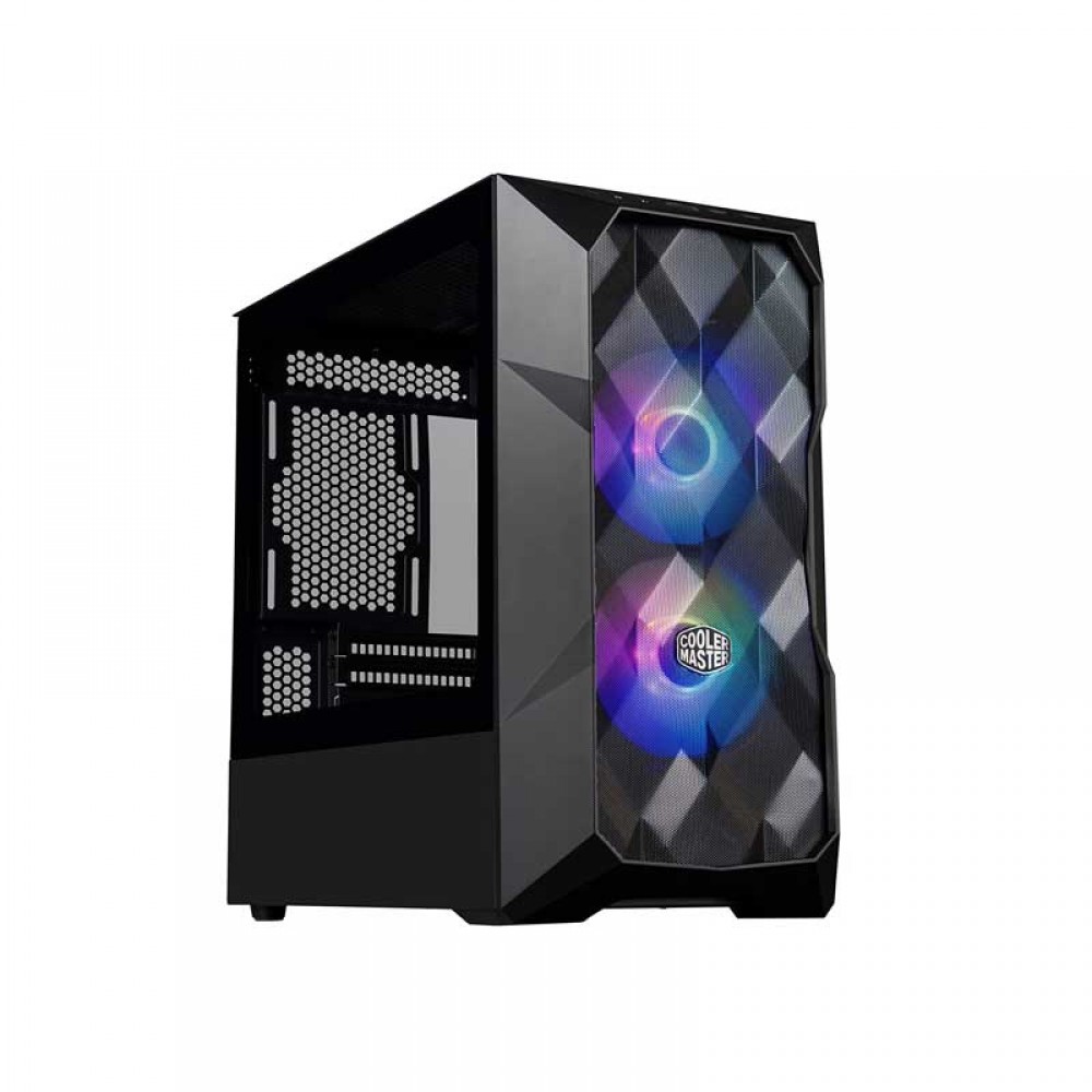 COOLER MASTER MASTERBOX TD300 MESH MICRO-ATX MINI TOWER CABINET (BLACK) (TD300-KGNN-S00)