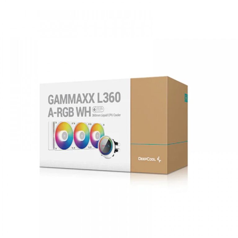 DEEPCOOL GAMMAXX L360 A-RGB WHITE CPU COOLER (DP-H12CF-GL360-ARGB-WH)