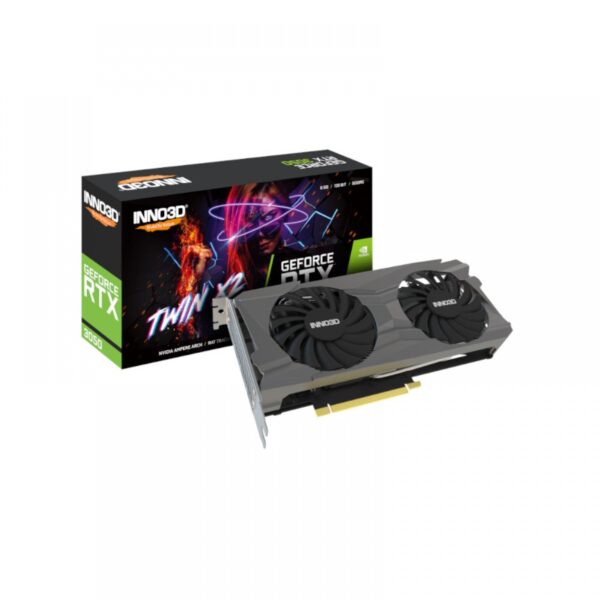 INNO3D GEFORCE RTX 3050 TWIN X2 8GB GDDR6 GRAPHICS CARD (N30502-08D6-1190VA42)