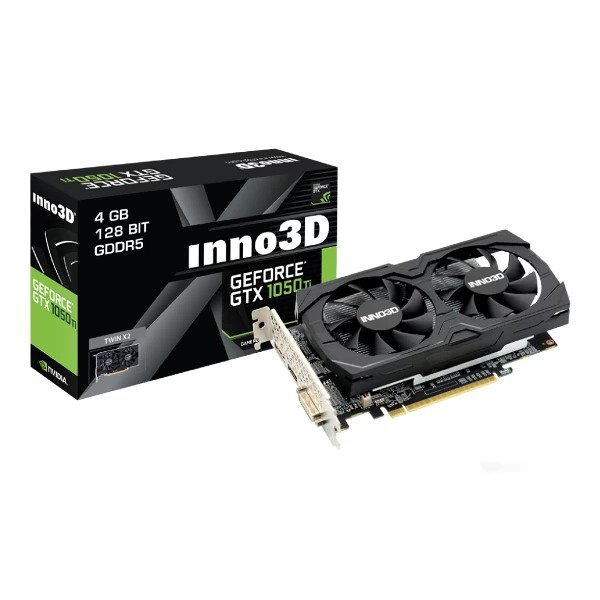 INNO3D GTX 1050 TI TWIN X2 4GB GRAPHICS CARD (N105K-2DDV-M5CM)