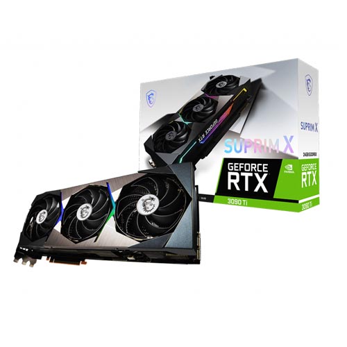 Msi Geforce Rtx 3090 Ti Suprim X 24G 24Gb Gddr6X Graphics Card (GeForce RTX 3090 Ti SUPRIM X 24G)
