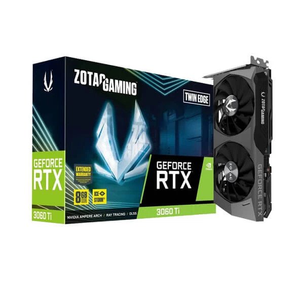 ZOTAC GAMING GEFORCE RTX 3060 TI TWIN EDGE LHR 8GB GDDR6 GRAPHICS CARD (ZT-A30610E-10MLHR)