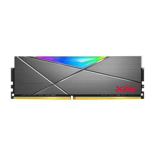 Adata Spectrix D50 Rgb 32Gb (32Gbx1) Ddr4 3600Mhz Desktop Ram (Tungsten Grey) (Ax4U360032G18I-St50)