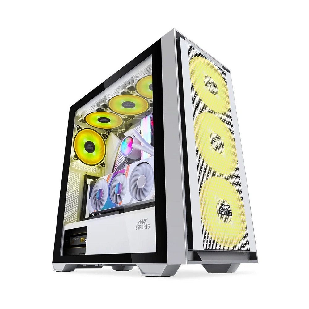 ANT ESPORTS 690 AIR WHITE ATX MID TOWER ARGB GAMING CABINET (690AIR-WH)