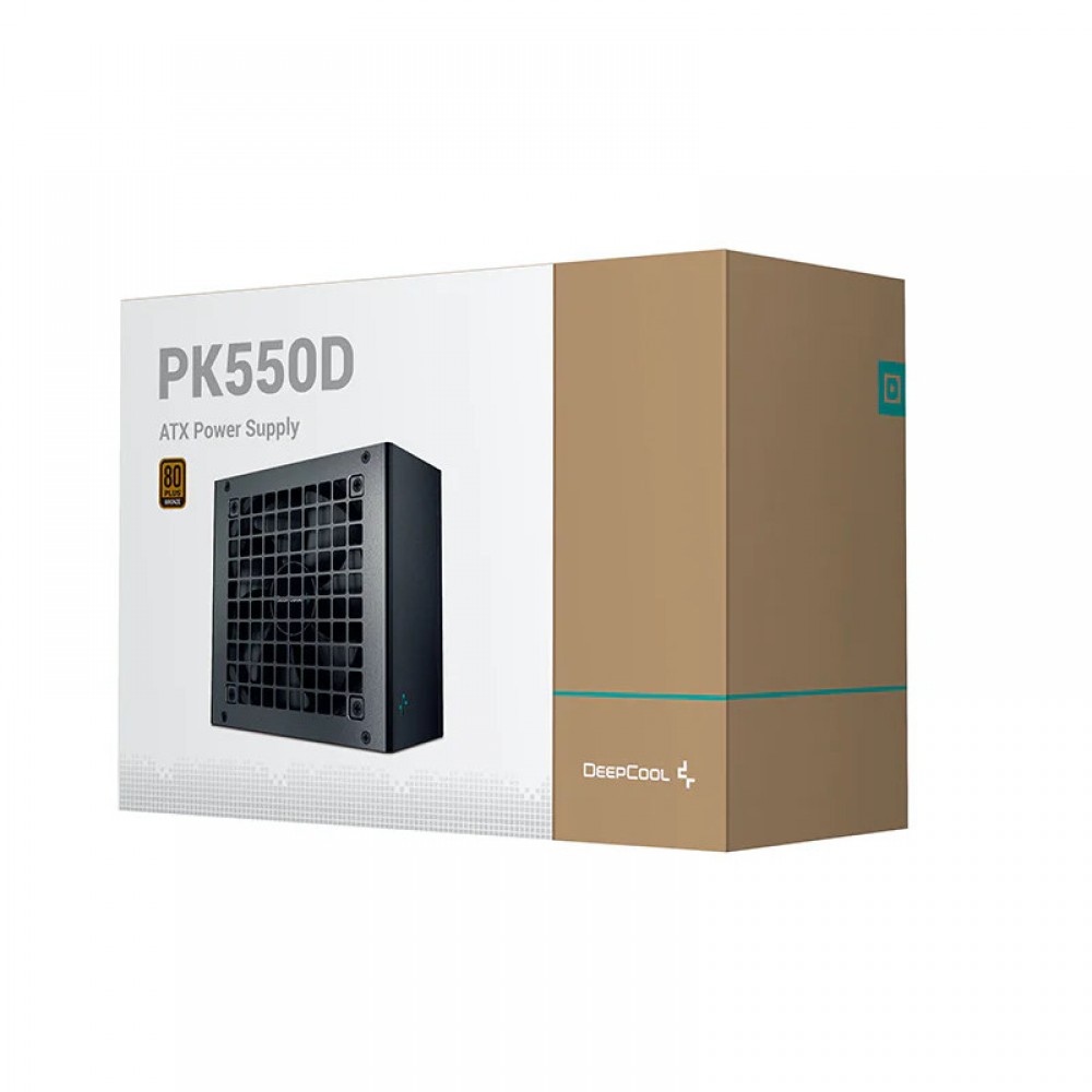 DEEPCOOL PK550D 80 PLUS BRONZE POWER SUPPLY (R-PK550D-FA0B-UK)