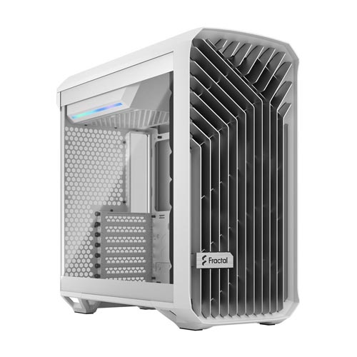 FRACTAL DESIGN TORRENT COMPACT WHITE STEEL TEMPERED GLASS ATX MID TOWER CABINET (FD-C-TOR1C-03)