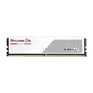 GSKILL RIPJAWS S5 32GB (16GBx2) DDR5 5600MHZ DESKTOP RAM (MATTE WHITE) (F5-5600U3636C16GX2-RS5W)