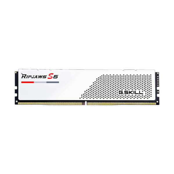 G.skill Ripjaws S5 32Gb(16Gbx2) Ddr5 6000Mhz Desktop Ram (Matte White) (F5-6000J3238F16Gx2-Rs5W)