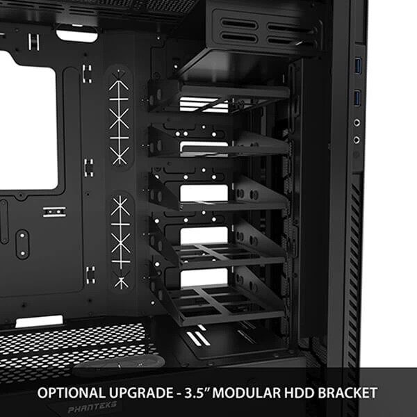 Phanteks 3.5 Inch Hdd Modular Bracket For Evolv X, Pro M, P400 And P400S (Black) (Ph-Hddkt-02)