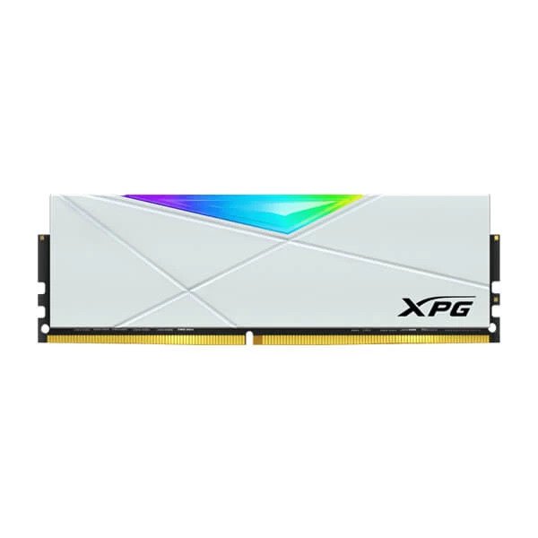 Adata Xpg Spectrix D50 32GB (32GBx1) Ddr4 3600MHz Desktop Ram (White) (Ax4u360032g18I-Sw50)