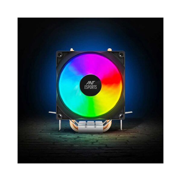Ant Esports Ice-C200 Cpu Air Cooler With Rainbow Led Fan