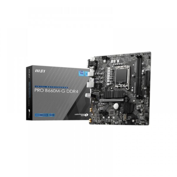 Msi Pro B660M-G DDR4 LGA1700 Matx Motherboard (Pro B660m-g Ddr4)
