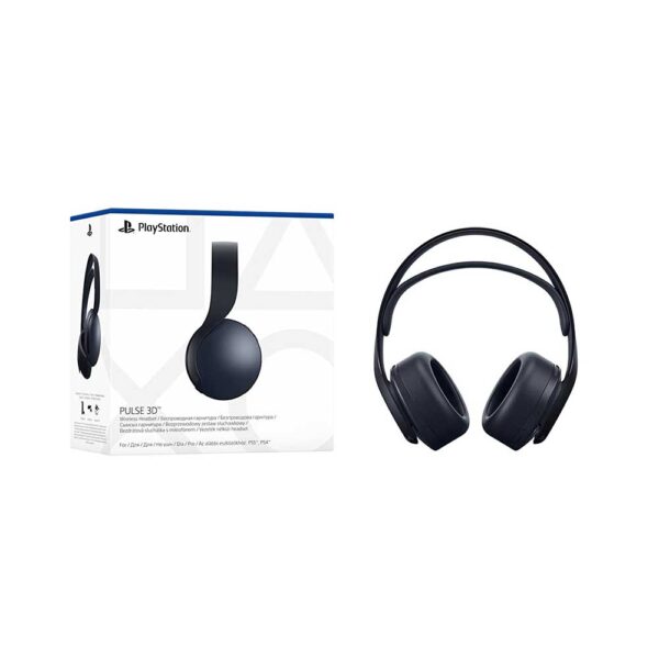 Sony PlayStation Pulse 3d Gaming Wireless Over Ear Headset/Headphone With Mic (Midnight Black)