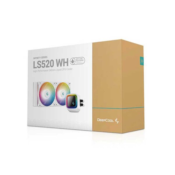 Deepcool Infinity Ls520 Wh Premium Argb 240mm Cpu Liquid Cooler (White) (R-LS520-WHAMNT-G-1)