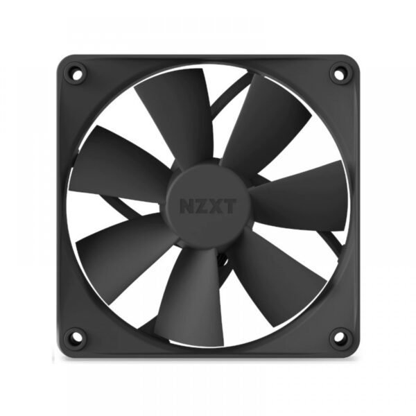 NZXT F120 RGB Core Fan - RF-C12SF-B1 - 120mm Hub-Mounted RGB Fan - Sublime  RGB Lighting - PWM Control - Single, 120mm Case Fan - Black 