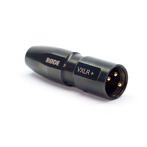 Rode Vxlr+ Minijack to Xlr Adaptor with Power Convertor (Black)