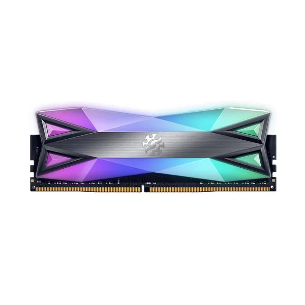 Adata Xpg Spectrix D60G Rgb 8GB (8GBX1) Ddr4 3200MHz Desktop Ram (AX4U32008G16A-ST60)