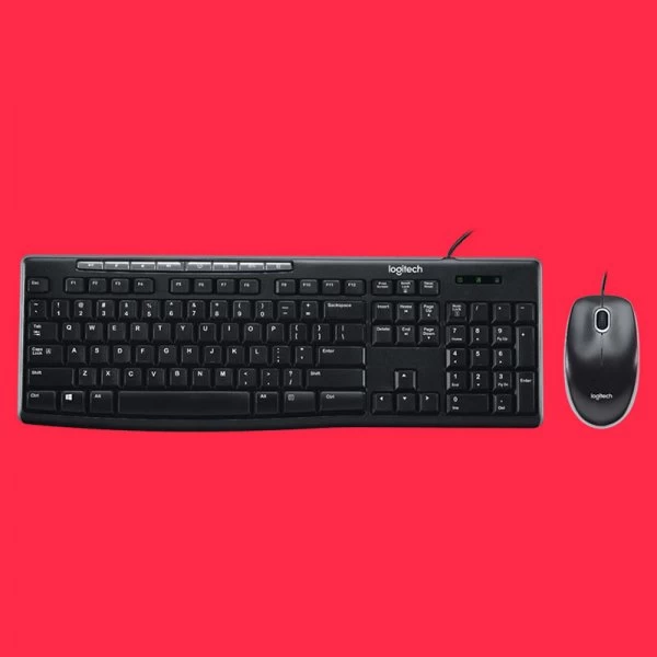 Logitech MK200 Wired Keyboard & Mouse Combo (920-002693)