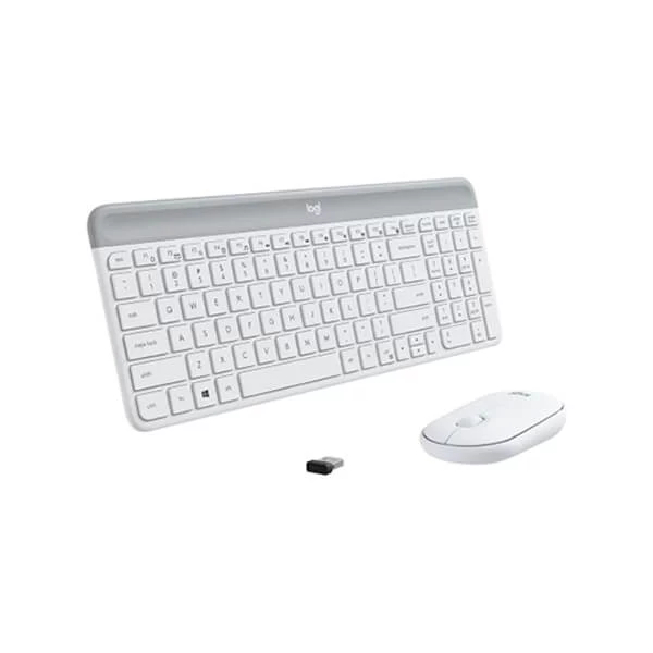 Logitech MK470 Slim Wireless Keyboard And Mouse Combo (Off White) (920-009183)