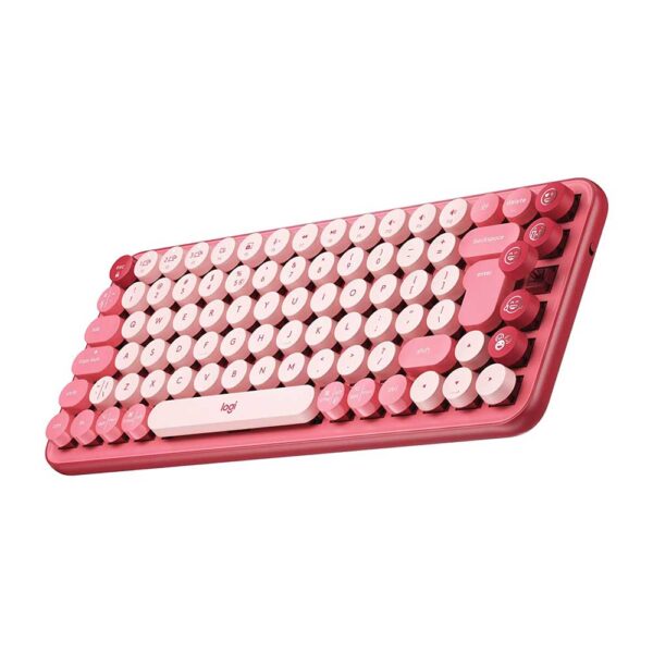 Logitech Pop Keys Mechanical Wireless Keyboard Customizable Emoji Keys – Heartbreaker (920-010579)