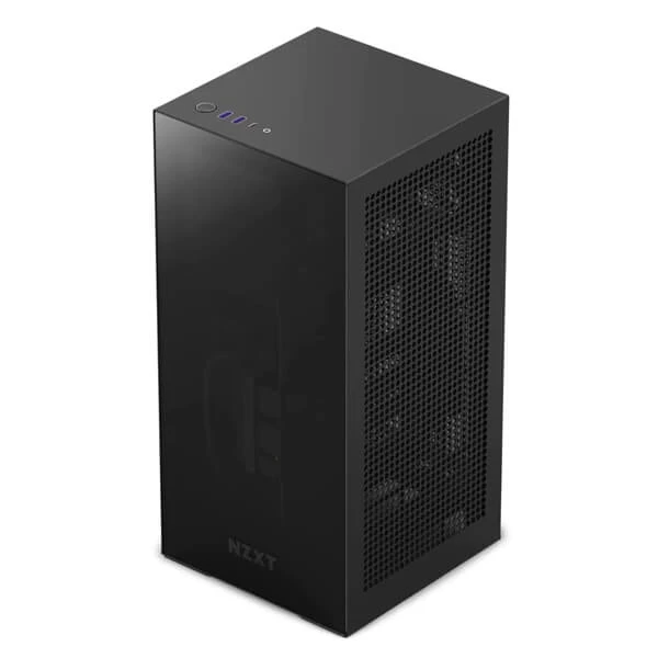 Nzxt H1 Version 2 With Psu, Aio And Riser Card M-Itx Mini Tower Cabinet (Matte Black) (CS-H11BB-IN)