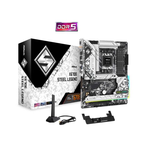 AsRock X670E Steel Legend AM5 ATX Motherboard (X670E-Steel-Legend)