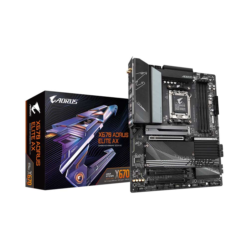 Gigabyte X670 Aorus Elite Ax AM5 Atx Motherboard (X670-AORUS-ELITE-AX)