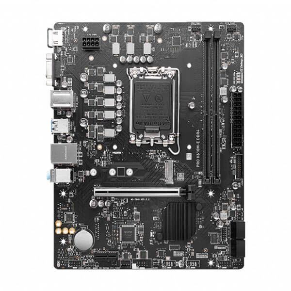MSI Pro H610M-E Ddr4 Lga1700 Matx Motherboard (PRO-H610M-E-DDR4)