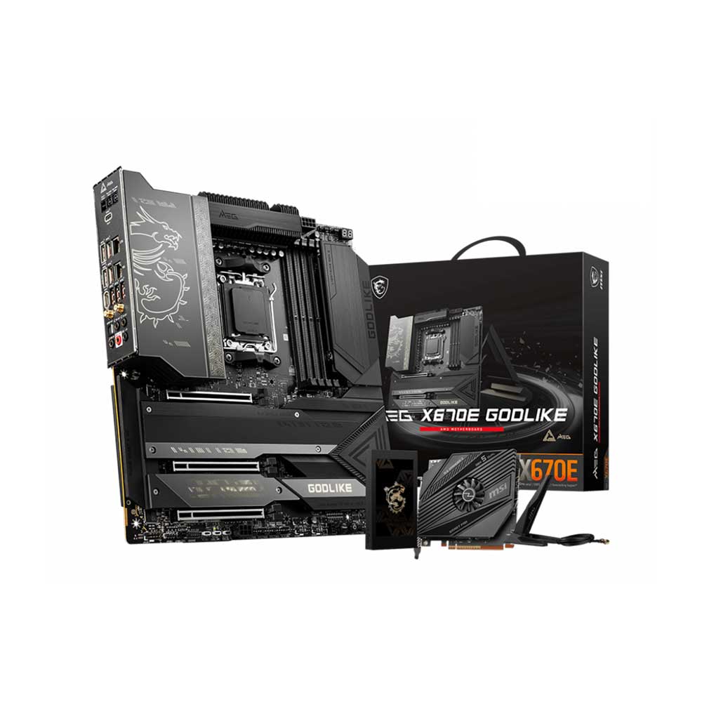 Msi Meg X670E Godlike AM5 E-ATX Motherboard (MEG X670E GODLIKE)