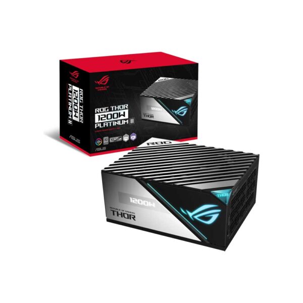 Asus Rog Thor 1200P2 1200 Watt Gaming 80 Plus Platinum Power Supply (ROG-THOR-1200P2-GAMING)