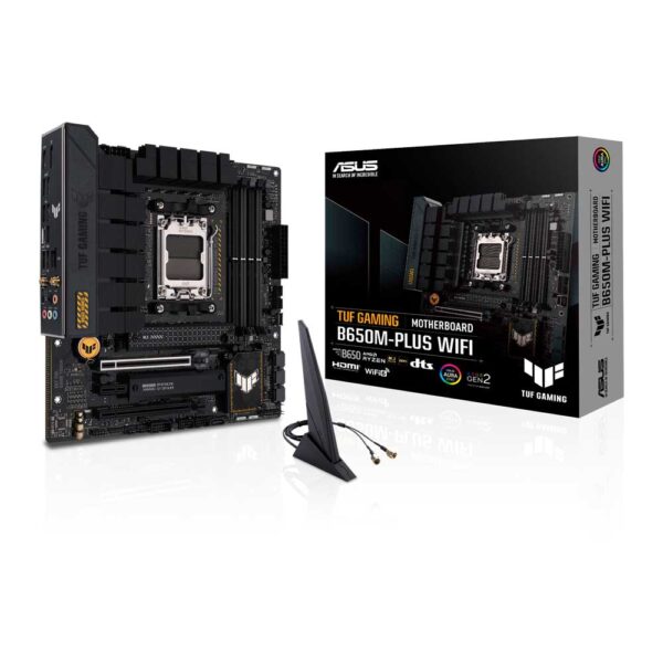 Asus Tuf Gaming B650M-Plus Wifi AM5 Micro-ATX Motherboard (TUF-GAMING-B650M-PLUS-WIFI)