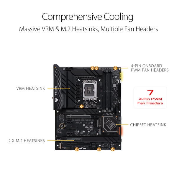 Asus Tuf Gaming Z790-Plus Wifi D4 LGA1700 Atx Motherboard (TUF-GAMING-Z790-PLUS-WIFI-D4)