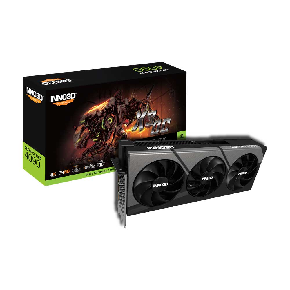 Inno3D GeForce Rtx 4090 X3 Oc 24Gb Gddr6x Graphics Card (N40903-246XX-18332989)