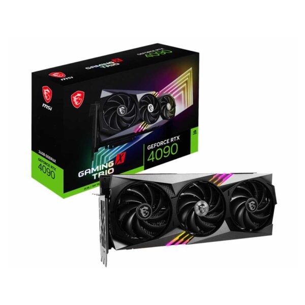 Msi GeForce Rtx 4090 Gaming X Trio 24G Gddr6x Graphics Card (GeForce-RTX-4090-GAMING-X-TRIO-24G)