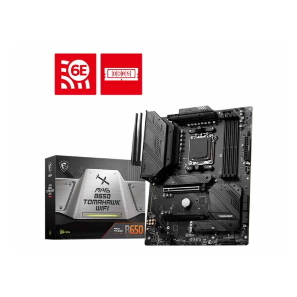 Msi Mag B650 Tomahawk Wifi Am5 Atx Motherboard (MAG-B650-TOMAHAWK-WIFI)