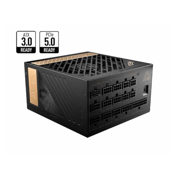 Msi Meg AI1000P 1000 Watt Pcie5 80 Plus Platinum Power Supply (MEG Ai1000P PCIE5)