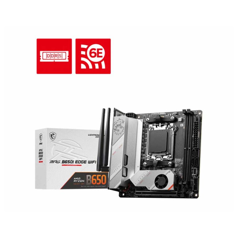 Msi Mpg B650I Edge Wifi Am5 Mini-Itx Motherboard (MPG-B650I-EDGE-WIFI)