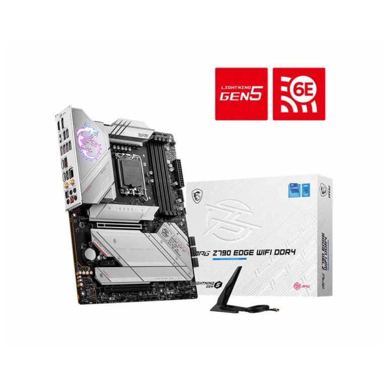 Msi Mpg Z790 Edge Wifi Ddr4 Lga1700 Atx Motherboard (MPG-Z790-EDGE-WIFI-DDR4)