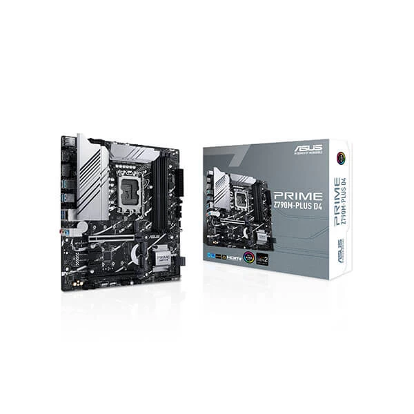 Asus Prime Z790M-Plus D4 LGA1700 M-Atx Motherboard (PRIME-Z790M-PLUS-D4)