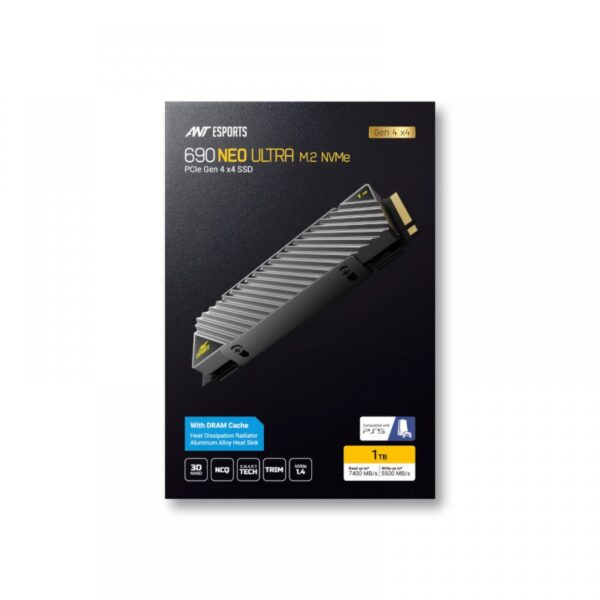 Ant Esports 690 Neo Ultra 1Tb M.2 Nvme Internal Ssd (690 Neo Ultra 1TB)