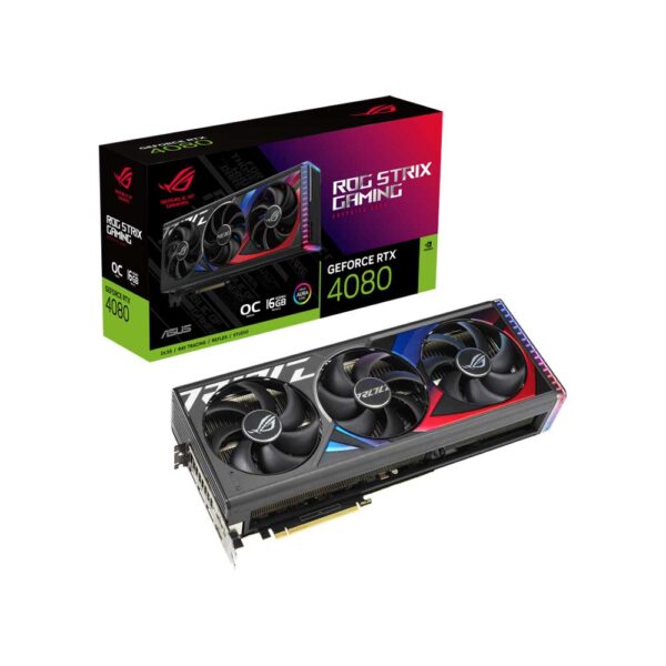 Asus Rog Strix GeForce Rtx 4080 16Gb Gddr6X Oc Edition Graphics Card