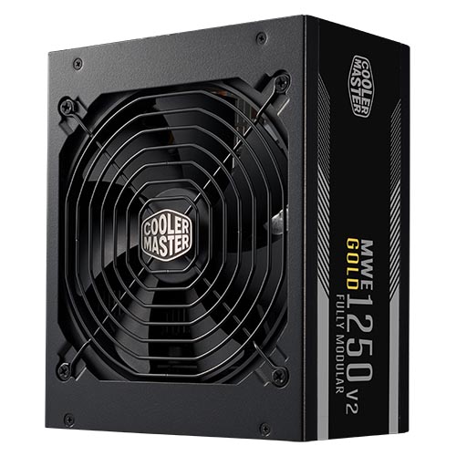 Cooler Master Mwe Gold 1250 V2 Fully Modular Atx 3.0 Power Supply With PCI-E 5.0 12VHPWR Connector (MPE-C501-AFCAG-3IN)